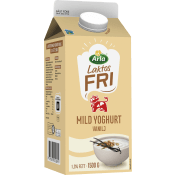 Yoghurt Mild Vanilj 1,3% Laktosfri 1500g Arla Ko®.