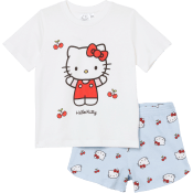 Pyjamas set med shorts 98/104-134/140 Hello Kitty.