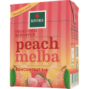 Fruktdryck Peach Melba 20cl Kiviks.
