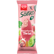 Glass Solero Strawberry twist 1-p GB Glace.