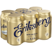 Öl Ljus Lager Original 3.5% 6x33cl Eriksberg.