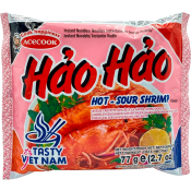 Snabbnudlar Med Starksur Räksmak 77g Hảo Hảo.