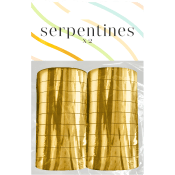 Serpentiner guld Happy Party.