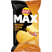 Chips MAX Cheese & Onion 185g Lays.