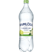 Kolsyrat vatten Fläder/Lime 1.5l Ramlösa.