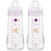 Nappflaska 330ml 4m+ 2-p MAM.