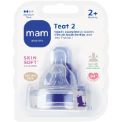 Dinapp Teat Stl 2 2m+ 2-p MAM.