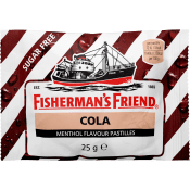 Pastill Cola och Mentol SF 25g Fishermans.