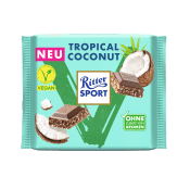 Chokladkaka Vegan Tropical Coconut 100g Ritter Sport.