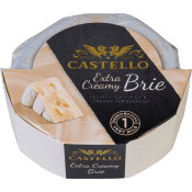 Extra creamy Brie vitmögelost 200g Castello®.