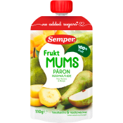 Fruktmums Päron 6m 110g Semper.