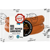 Kryddkorv Hot Pepper Habanero 93% Kötthalt 250g Rybergs.