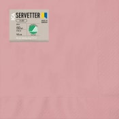 Servett 50p 40cm dusty pink ICA.