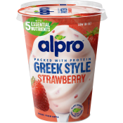Sojayoghurt Jordgubb Grekisk 3% 400g Alpro.