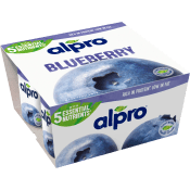 Plantgurt Blåbär Laktosfri 4-p 500g Alpro.