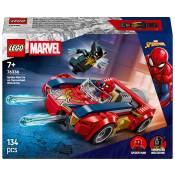 LEGO Marvel Spider-Mans bil mot venomifierad Wolverine 76336.