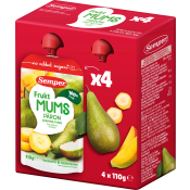 Barnmat Fruktmums päron 6m 4-p 440g Semper.