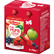 Barnmat Fruktmums jordgubb 6m 4-p 440g Semper.