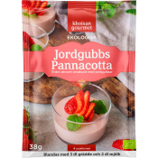 Jordgubbspannacotta Pulvermix 38g Khoisan Gourmet.