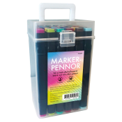 Markerpennor dubbelspets 36-p.
