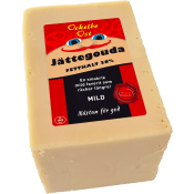 Jättegouda Mild 28% ca 1kg Ockelbo Ost.