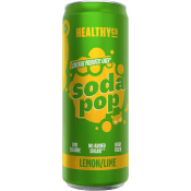 SODA POP LEMON LIME 330 ML.