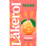 Pastill More Peach 30g Läkerol.