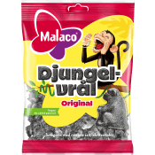 Godispåse Djungelvrål Saltlakrits 90g Malaco.