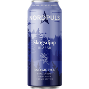 Energidryck Skogsdjup Med Smak Av Blåbär Sockerfri 330ml Nordpuls.