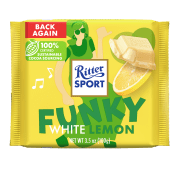 Chokladkaka Vit Choklad Citronkräm 100g Ritter.