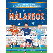 Fotbollens största stjärnor målarbok.