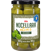 Oliver Nocellara med kärnor 300g ICA.