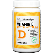 Vitamin D Kosttillskott 100st ICA Hjärtat.