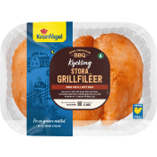 Kycklinggrillfilé BBQ Stora Grillkryddad ca 850g Kronfågel.