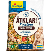 Kycklingbitar Färska Ätklara Salt/Peppar 350g Kronfågel.