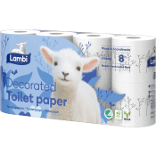 Toalett dekor 8-pack Lambi.
