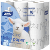 Toalettpapper Dekor 18-p Lambi.