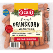 Prinskorv med Tunt Skinn 1kg Scan.