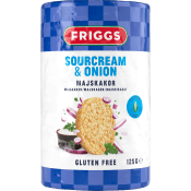 Majskakor Sourcream & Onion 125g Friggs.