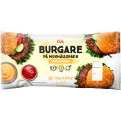 Burgare av hushållsfärs 720g ICA.