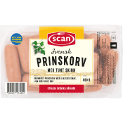 Prinskorv 600g Scan.