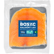 Lax Kallrökt Skivad Upptinad 150g ICA Basic.