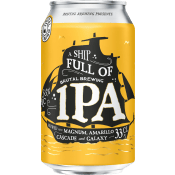 Öl Ship full of Ipa 3.5% 33cl Brutal Brewing.