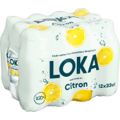 Kolsyrat Vatten Citron 33cl 12-p Loka.