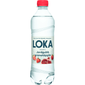 Kolsyrat Vatten Jordgubb/Granatäpple 50cl Loka.
