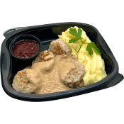 Köttbullar Med Potatismos Lingon & Gräddsås 427g Jätten Cater.