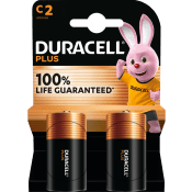 Batteri C 2-p Duracell Plus.