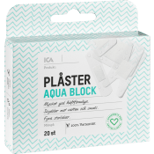 Plåster Aqua Block 20-p ICA Hjärtat.