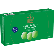 Gröna kulor 260g Fazer.