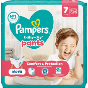 Byxblöjor Baby Dry Pants Strl 7 15+kg 29p Pampers.